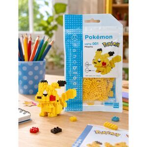 New In Bag: Nanoblock Pokemon Pikachu Unopened Buiding Blocks Character Toy